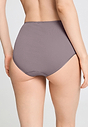 Back view of a women model wearing HA stormy rose cotton Maxi Briefs