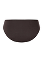 Back cutout view of HA dark mocha cotton Midi Briefs