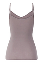 Back cutout view of HA stormy rose cotton Spaghetti Top