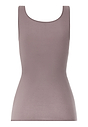 Back cutout view of HA stormy rose cotton Tank Top