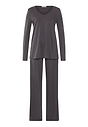Front cutout view of HA boulevard cotton L/SLV Pajama