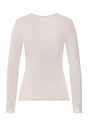 Back cutout view of HA moonlight modal/viscose/tencel L/SLV Shirt
