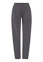 Front cutout view of HA dark sesame cotton Long Pants