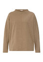 Front cutout view of HA desert clay cotton Pullover