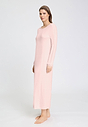 Full-body view of a women model wearing HA rosewater cotton L/SLV Nightdress 130cm