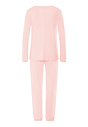 Back cutout view of HA rosewater cotton L/SLV Pajama