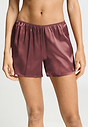 Front view of a women model wearing HA apple butter silk Knickers
