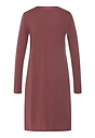 Back cutout view of HA apple butter modal/viscose/tencel L/SLV Nightdress 100cm