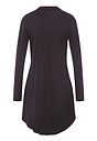 Back cutout view of HA dark mocha modal/viscose/tencel L/SLV Nightdress 90cm