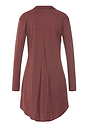 Back cutout view of HA apple butter modal/viscose/tencel L/SLV Nightdress 90cm