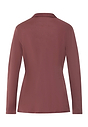 Back cutout view of HA apple butter modal/viscose/tencel L/SLV Shirt