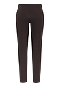 Back cutout view of HA dark mocha modal/viscose/tencel Long Pants