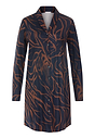 Front cutout view of HA navy wildness cotton L/SLV Nightdress 90cm