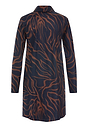 Back cutout view of HA navy wildness cotton L/SLV Nightdress 90cm