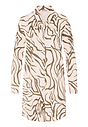 Front cutout view of HA wild suede cotton L/SLV Nightdress 90cm