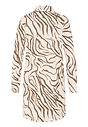 Back cutout view of HA wild suede cotton L/SLV Nightdress 90cm