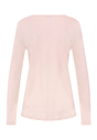Back cutout view of HA rosewater cotton L/SLV Shirt