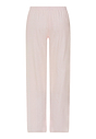 Back cutout view of HA rose check cotton Long Pants