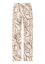 Back cutout view of HA wild suede cotton Long Pants