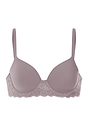 Front cutout view of HA stormy rose microfibre Padded Bra