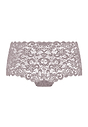 Back cutout view of HA stormy rose microfibre Panty