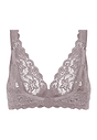 Back cutout view of HA stormy rose microfibre Soft Cup Bra