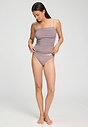 Full-body view of a women model wearing HA stormy rose cotton Spaghetti Top