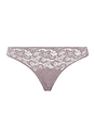 Front cutout view of HA stormy rose microfibre Thong