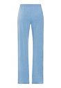 Back cutout view of HA bluebird melange modal/viscose/tencel Long Pants