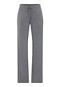Front cutout view of HA stone melange modal/viscose/tencel Long Pants