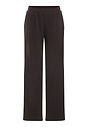 Front cutout view of HA dark mocha cotton Long Pants
