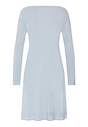 Back cutout view of HA pastel sky cotton L/SLV Nightdress 100cm