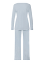 Back cutout view of HA pastel sky cotton L/SLV Pajama