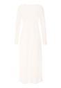 Back cutout view of HA off white cotton L/SLV Nightdress 130cm