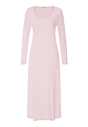 Front cutout view of HA rose bath cotton L/SLV Nightdress 130cm