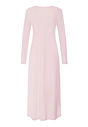 Back cutout view of HA rose bath cotton L/SLV Nightdress 130cm