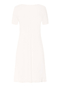 Back cutout view of HA off white cotton S/SLV Nightdress 100cm