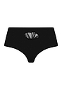 Front cutout view of HA black cotton Maxi Briefs