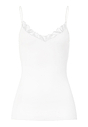 Front cutout view of HA off white cotton Spaghetti Top