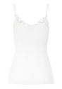 Back cutout view of HA off white cotton Spaghetti Top