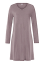 Front cutout view of HA stormy rose modal/viscose/tencel L/SLV Nightdress 95cm