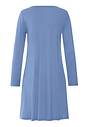 Back cutout view of HA bluebird modal/viscose/tencel L/SLV Nightdress 95cm