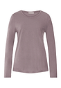 Front cutout view of HA stormy rose modal/viscose/tencel L/SLV Shirt