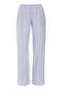 Front cutout view of HA lilian stripes cotton Long Pants