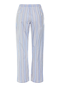 Back cutout view of HA lilian stripes cotton Long Pants