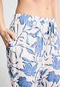 Close-up view of a women model wearing HA graceful forms modal/viscose/tencel Long Pants