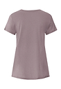 Back cutout view of HA stormy rose modal/viscose/tencel S/SLV Shirt