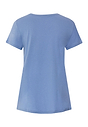 Back cutout view of HA bluebird modal/viscose/tencel S/SLV Shirt