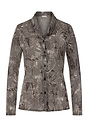 Front cutout view of HA calm systems modal/viscose/tencel L/SLV Shirt