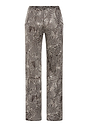 Back cutout view of HA calm systems modal/viscose/tencel Long Pants